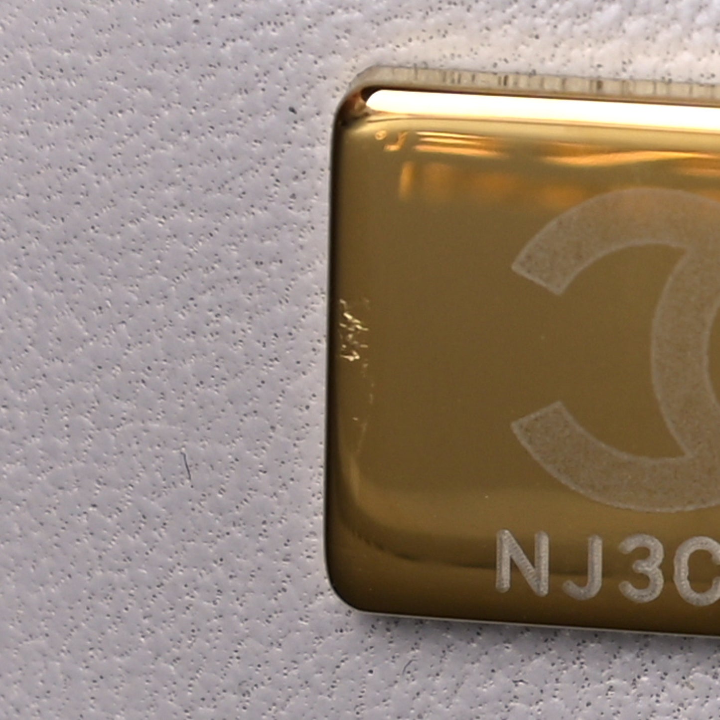 Caviar Quilted Medium Double Flap Grey