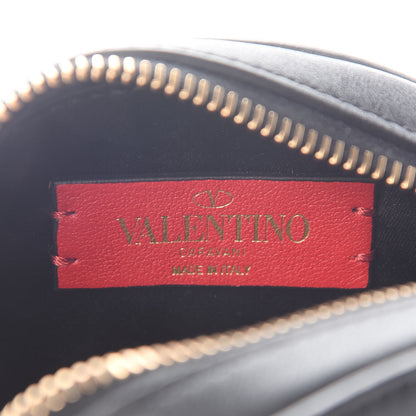 Valentino Garavani Calfskin VLogo Round Crossbody Bag Black 6 of 6