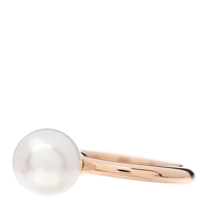 Tiffany 18K Rose Gold Pearl 8mm HardWear Ball Ring 46 3.5 3 of 5
