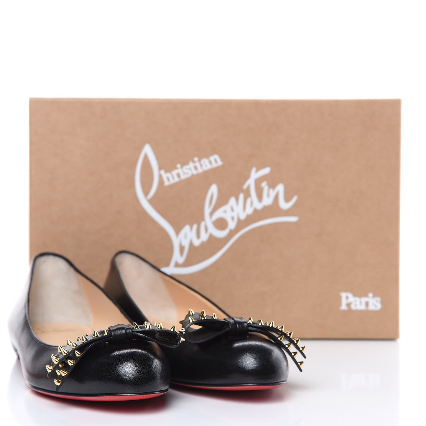 Nappa Ballalarina Flats 38 Black