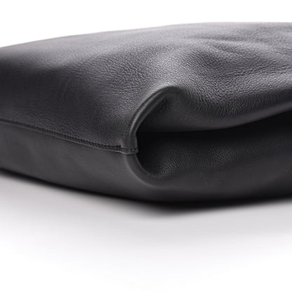 Burberry Calfskin Grommet Hobo Black 10 of 13