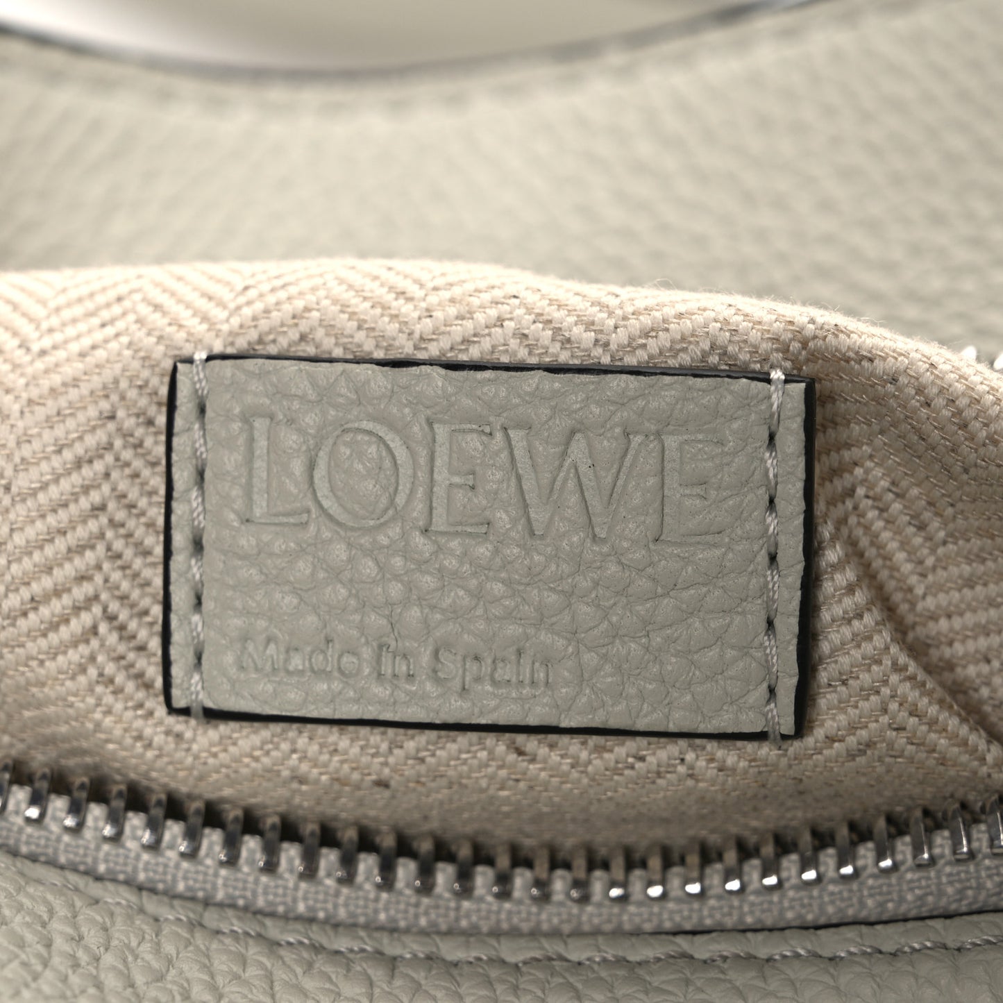 Grained Calfskin Small Puzzle Bag Light Celadon