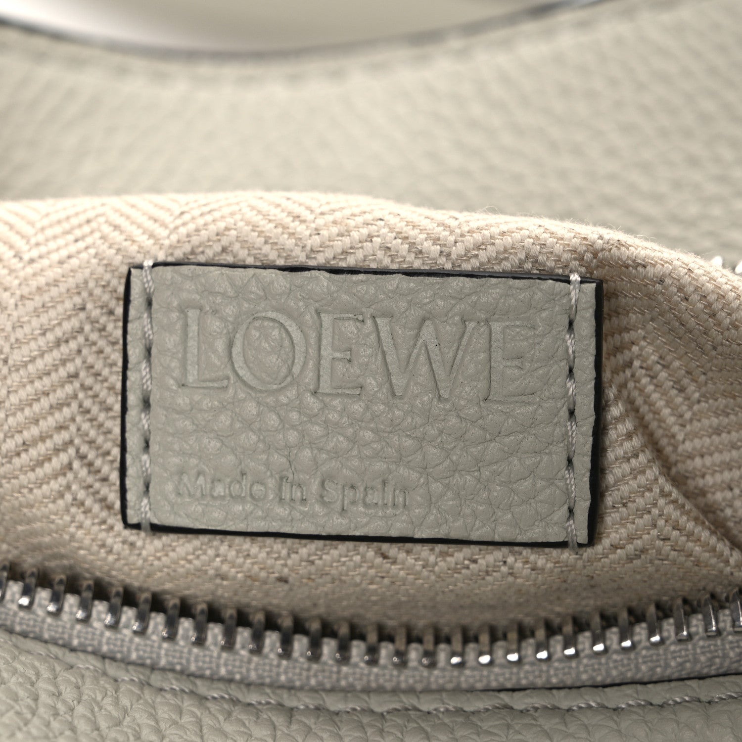 Loewe Grained Calfskin Small Puzzle Bag Light Celadon 6 of 9
