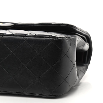 Chanel Lambskin Quilted Jumbo Double Flap Black 15 of 15