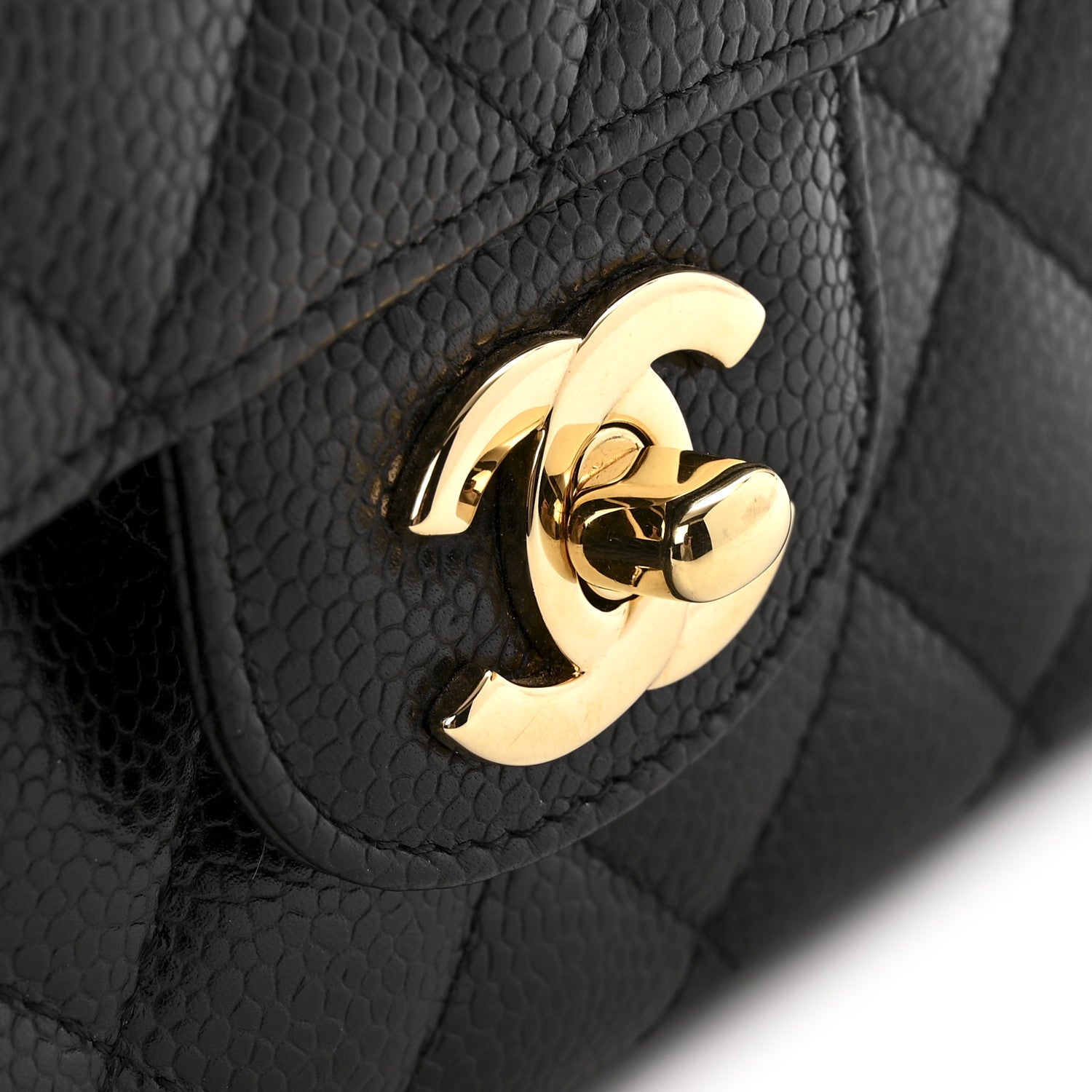 Chanel Caviar Quilted Medium Double Flap Black 11 of 12