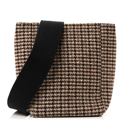 Celine Tweed Small Sangle Bucket Bag Beige 1 of 34