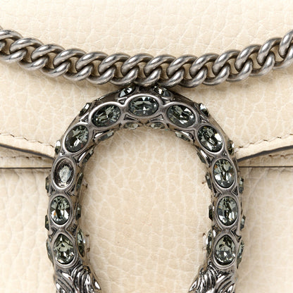Gucci Dollar Calfskin Crystal Super Mini Dionysus Shoulder Bag Mystic White Black Diamond 8 of 10
