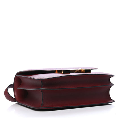 Hermes Grained Monsieur Constance 24 Rouge H 4 of 9