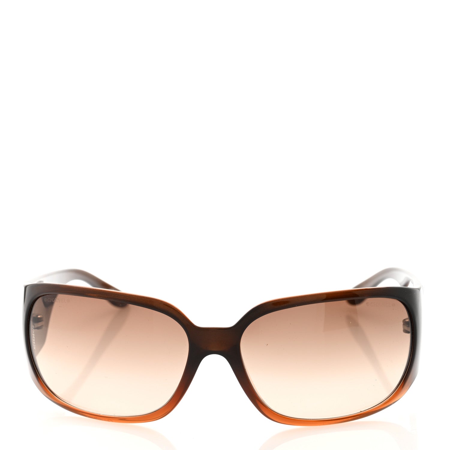 Chanel Acetate Crystal CC Sunglasses 5080-B Brown 2 of 9