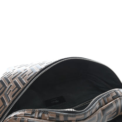 Fendi Vitello Century Bi-Color FF 1974 Embossed Belt Bag Maya Black 5 of 11