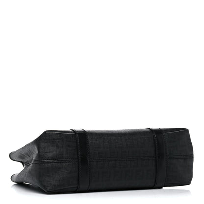 Fendi Zucchino Spalmati Vitello Small Tote Black 4 of 20