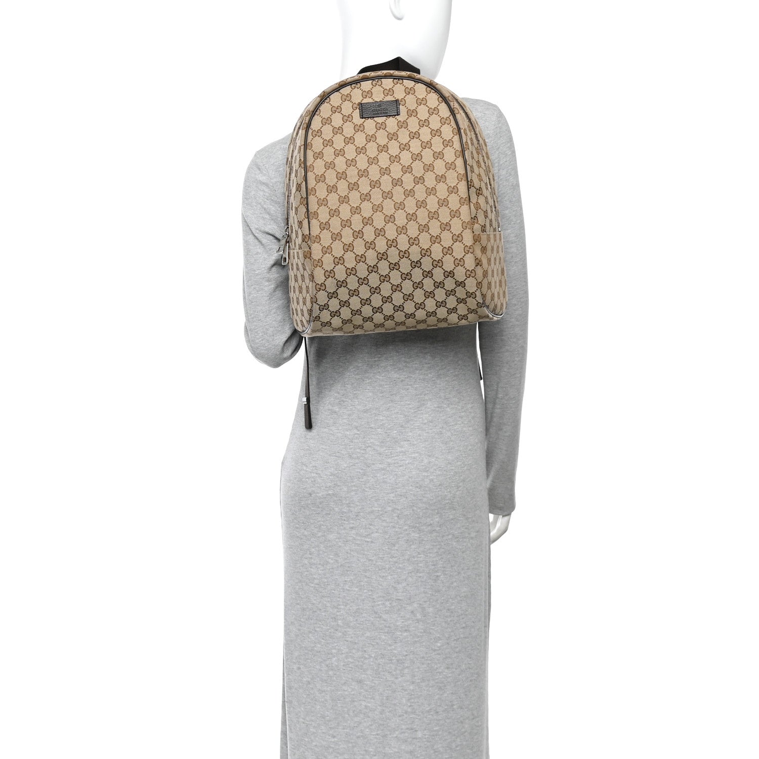 Gucci Monogram Travel Backpack Dark Brown 2 of 11