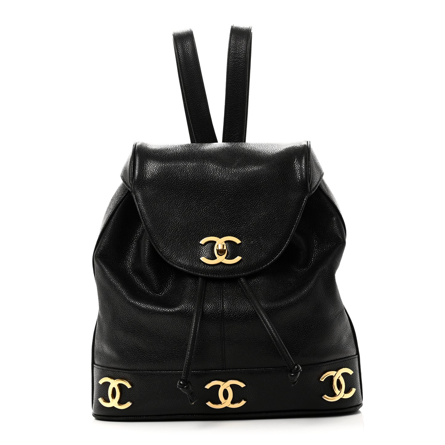 Caviar Triple CC Backpack Black