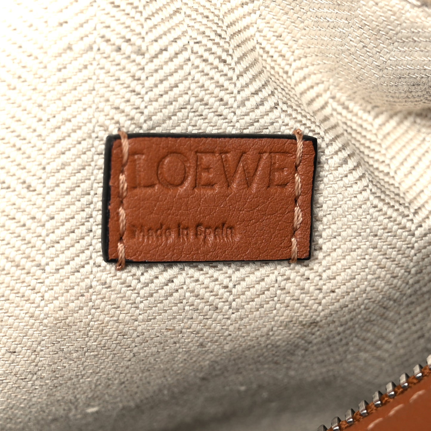 Calfskin Mini Puzzle Bag Tan