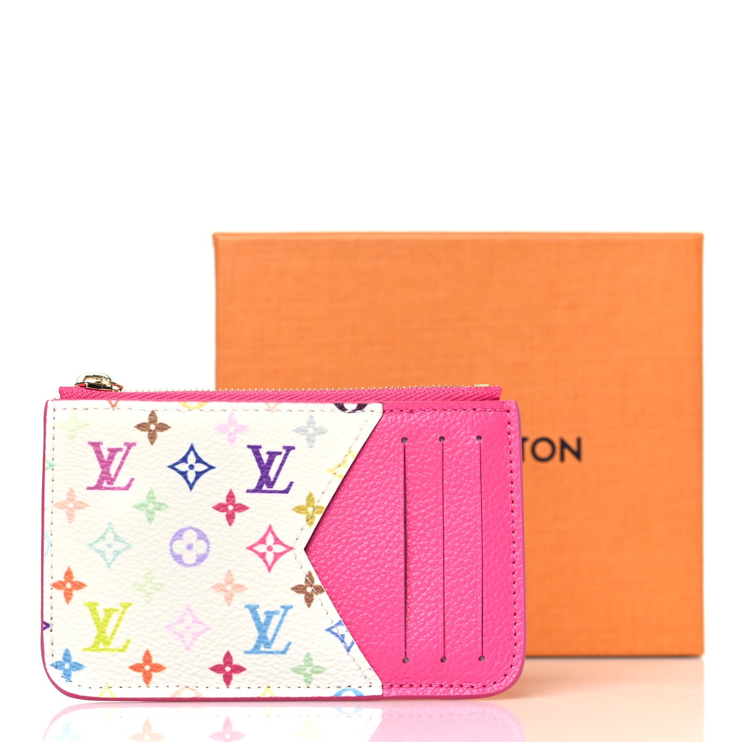 LV X TM Monogram Romy Card Holder Kawaii Pink