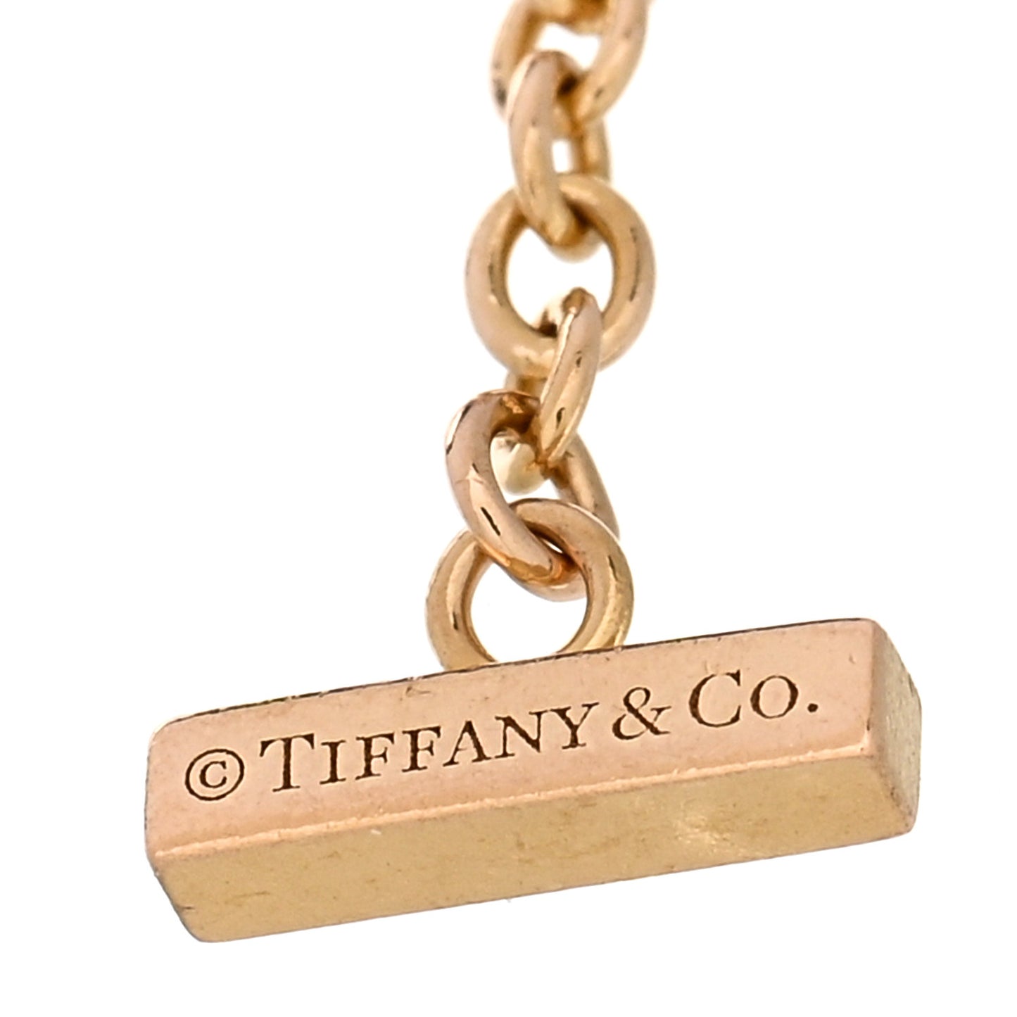 18K Rose Gold T Smile Bracelet