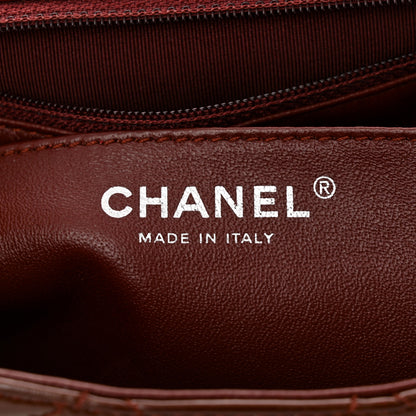 Chanel Patent Jumbo Single Flap Bordeaux 6 of 11