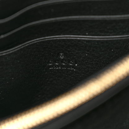 Gucci Roxy Calfskin Medium Blondie Chain Wallet Black 8 of 11