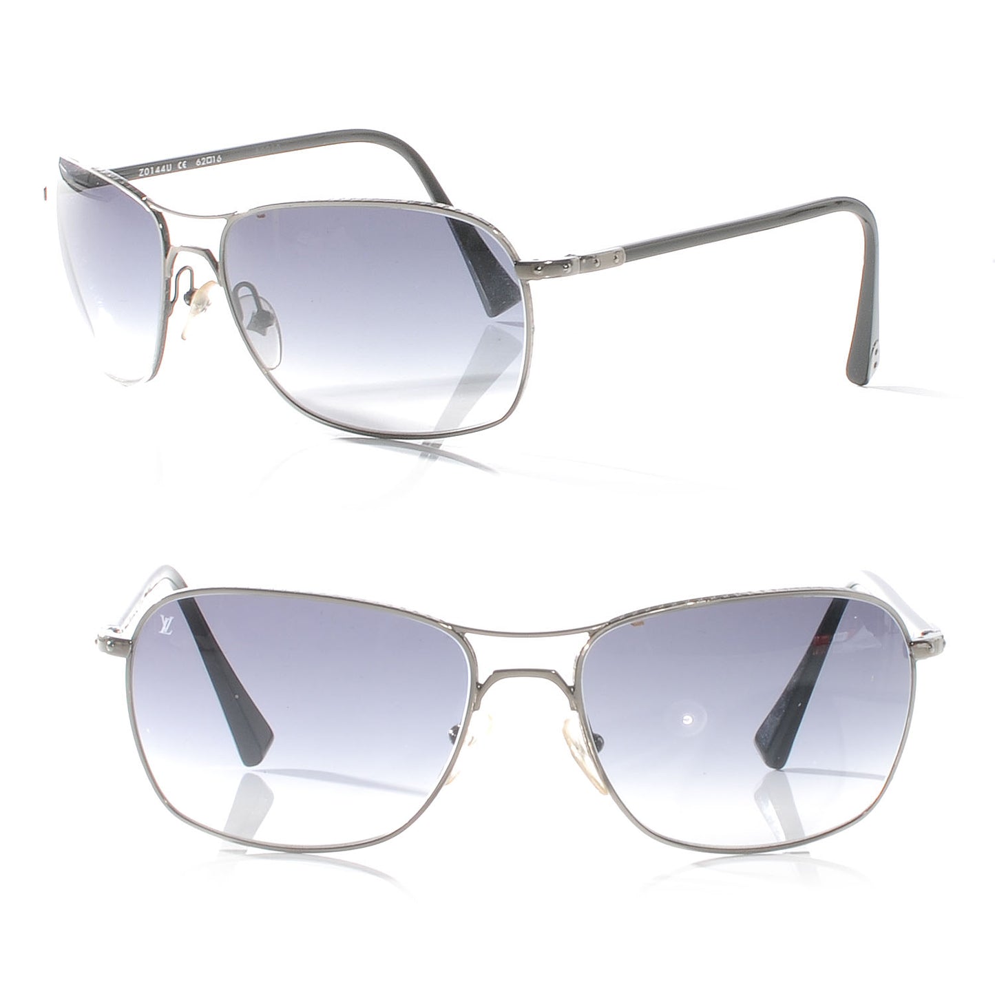 Conspiration Pilote Aviator Sunglasses Z0144U Argent