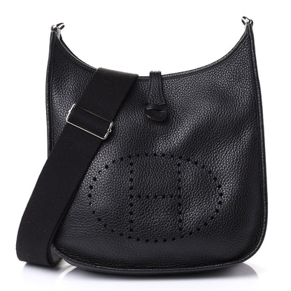 Hermes Taurillon Clemence Evelyne III PM Black 1 of 4