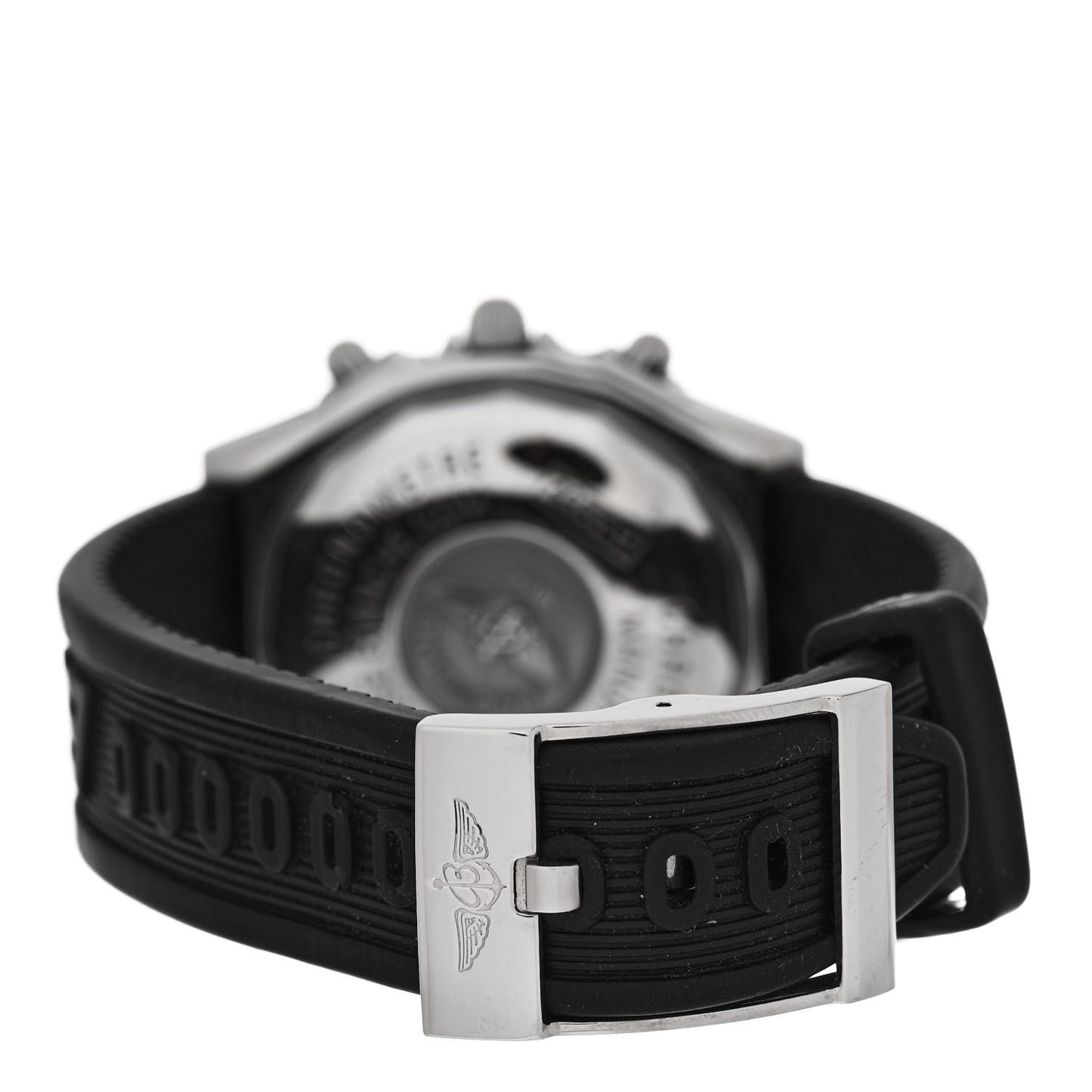 Stainless Steel Rubber 39mm Chronomat Automatic Watch Black A13352