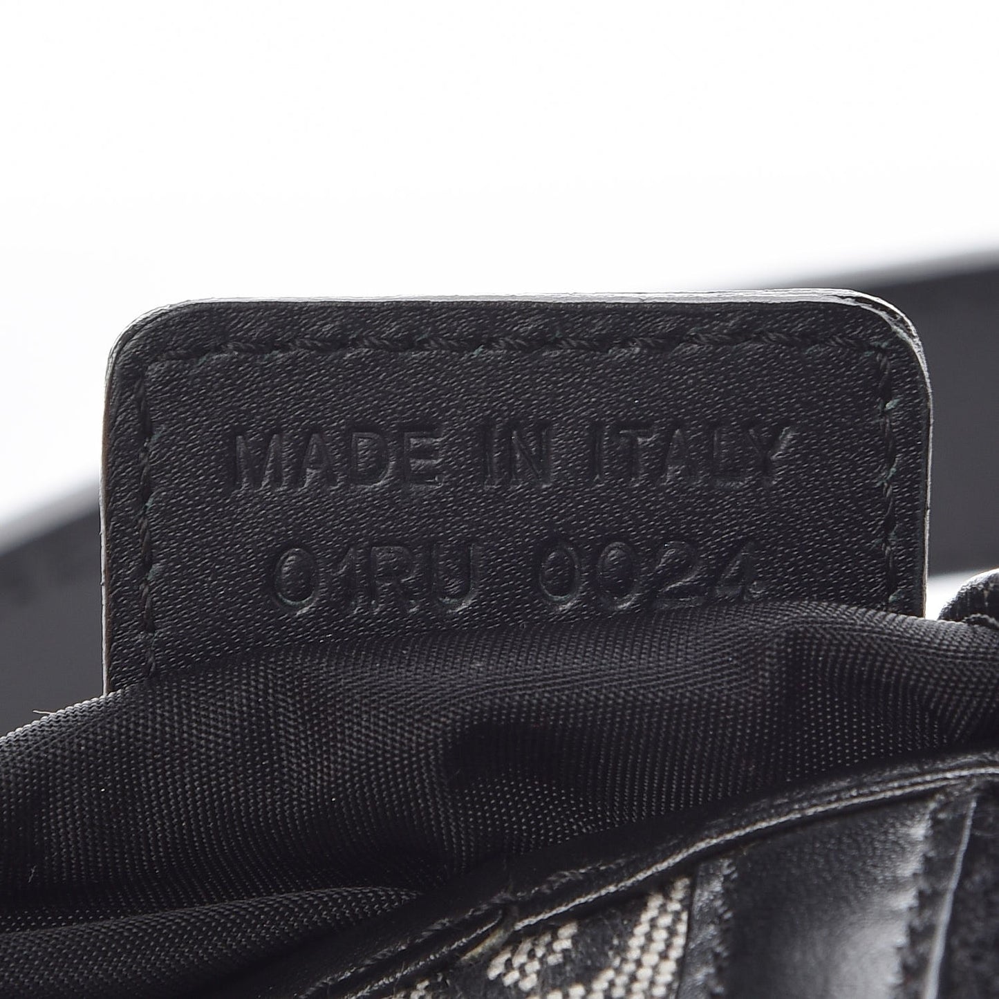 Monogram Double Saddle Bag Black