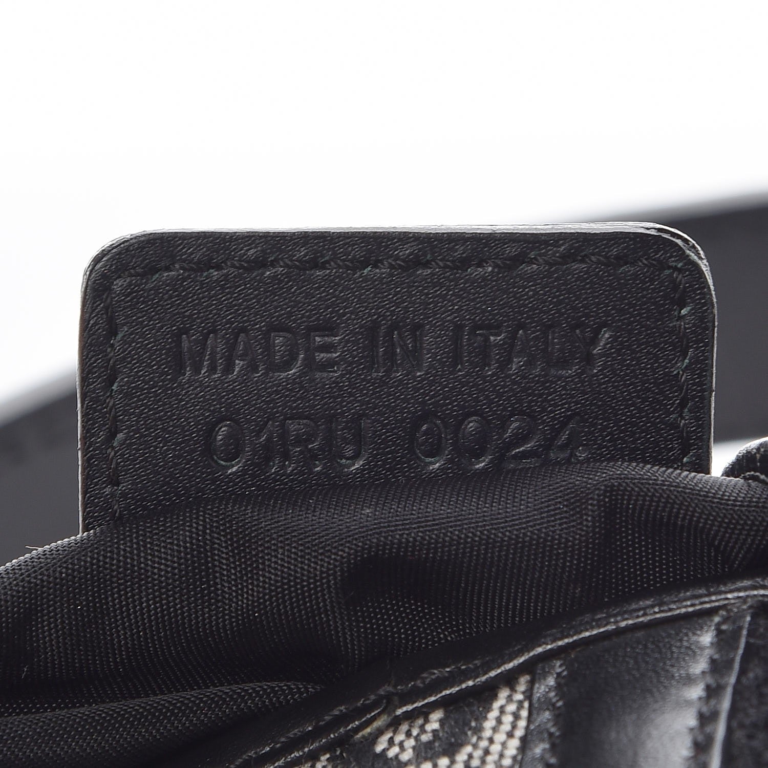 Christian Dior Monogram Double Saddle Bag Black 7 of 9