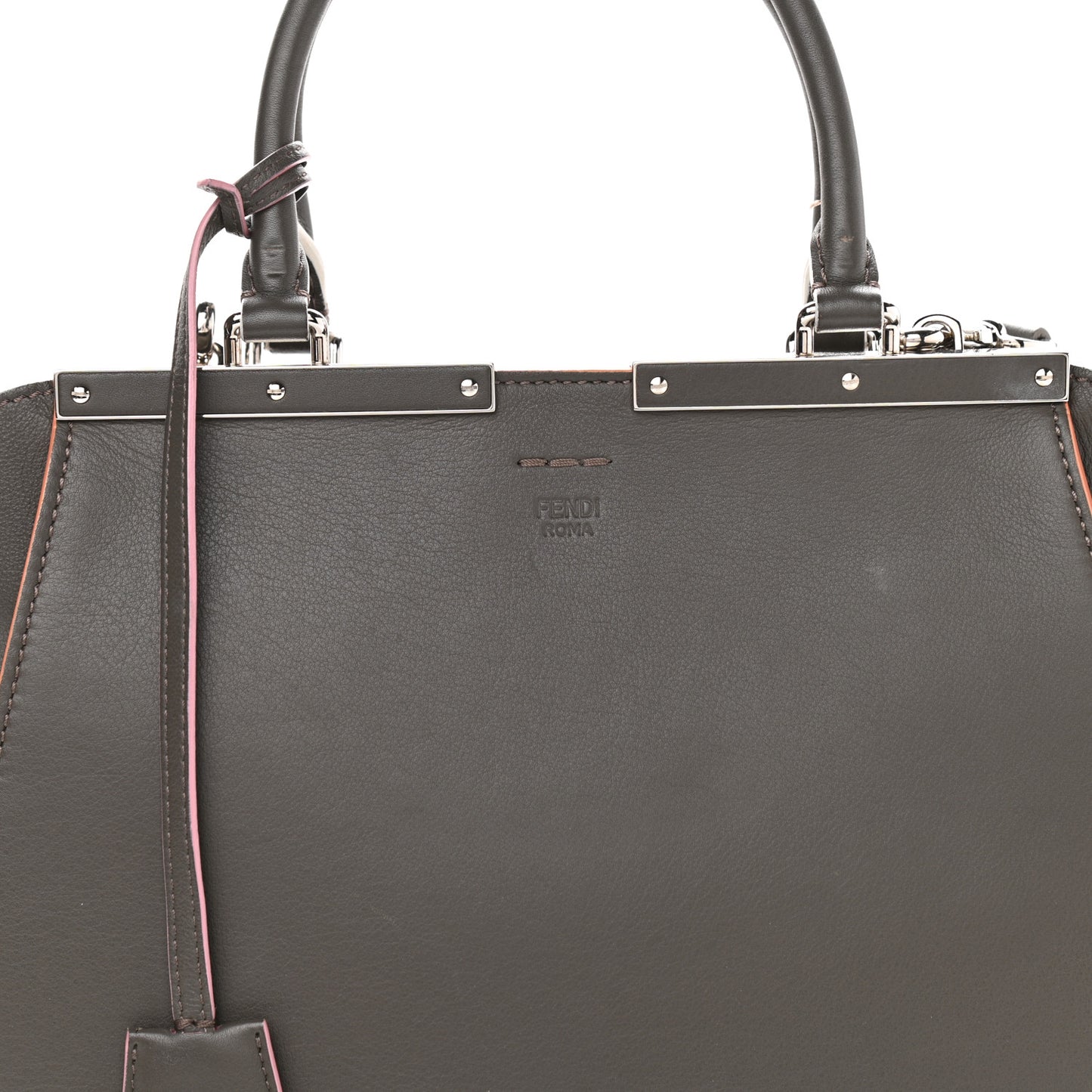 Vitello Dolce Century Petite 3Jours Tote Carbone