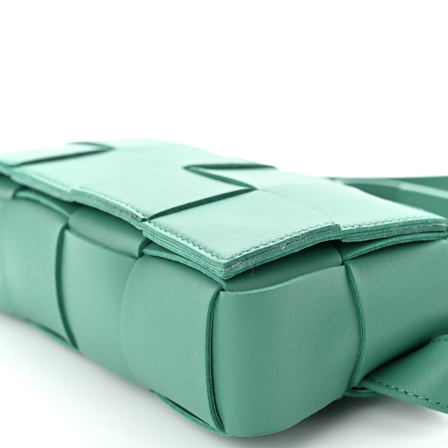 Nappa Maxi Intreccio The Belt Cassette Bag Mermaid