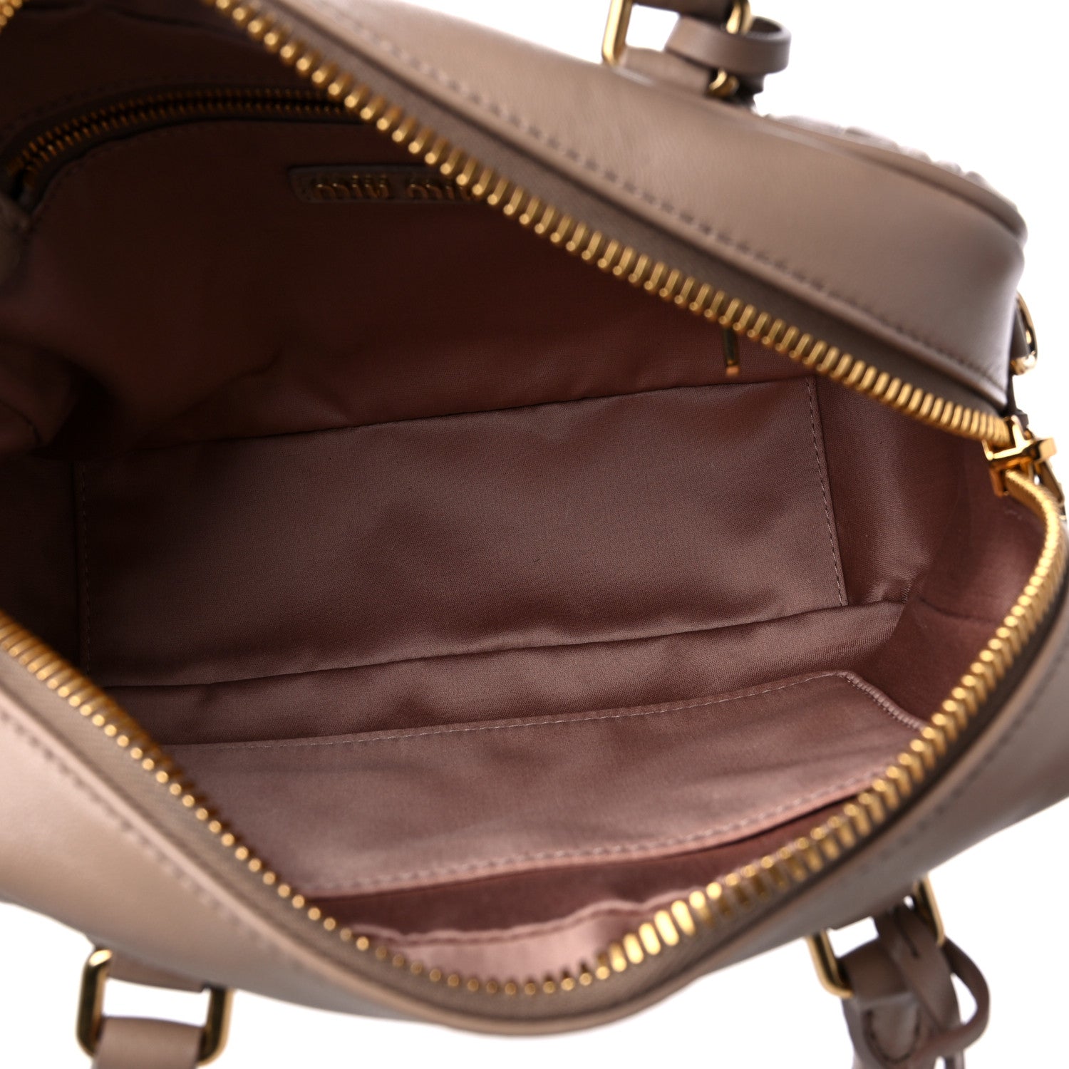 Miu Miu Nappa Matelasse Top Handle Bag Cammeo 4 of 8