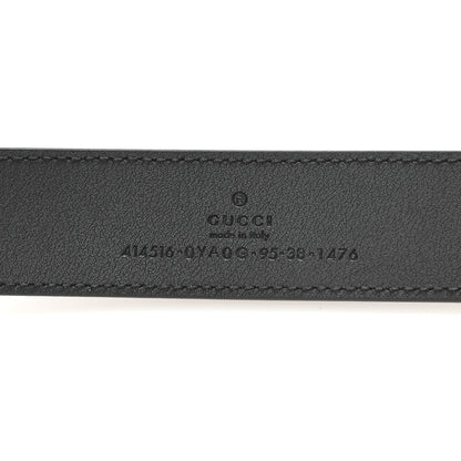 Gucci Calfskin Double G 30mm Belt 95 38 Black 3 of 5