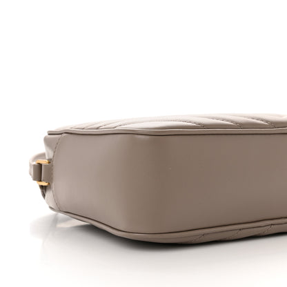 Saint Laurent Calfskin Matelasse Monogram Lou Camera Bag Greyish Brown 9 of 11