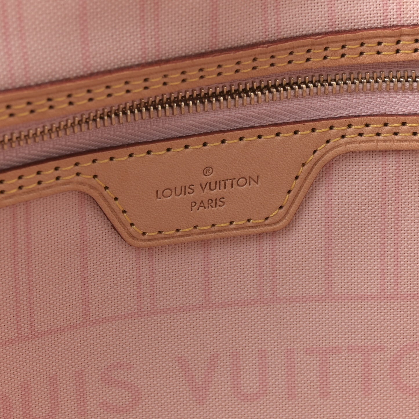 Damier Azur Neo Neverfull MM Rose Ballerine