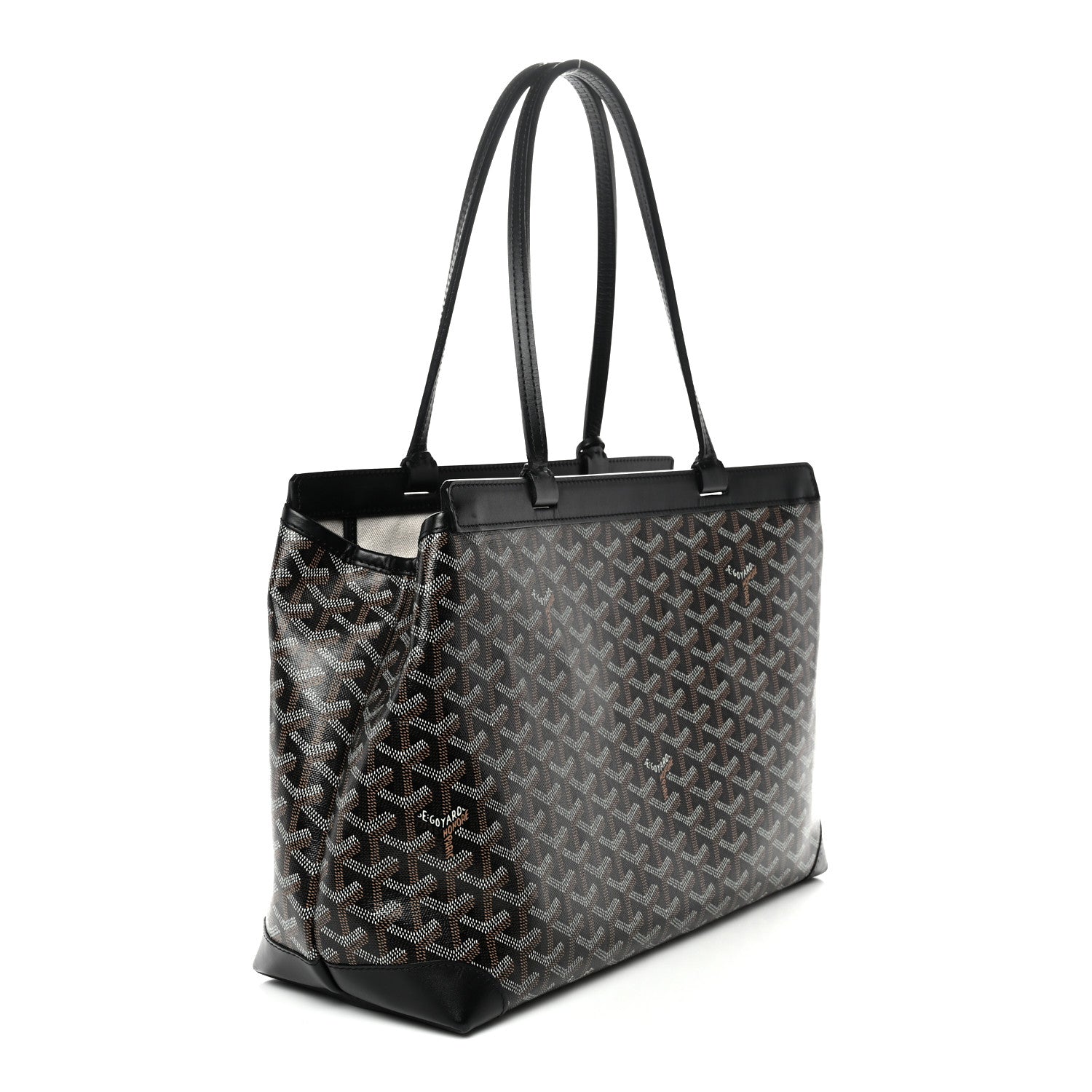 Goyard Goyardine Bellechasse PM Black 3 of 12