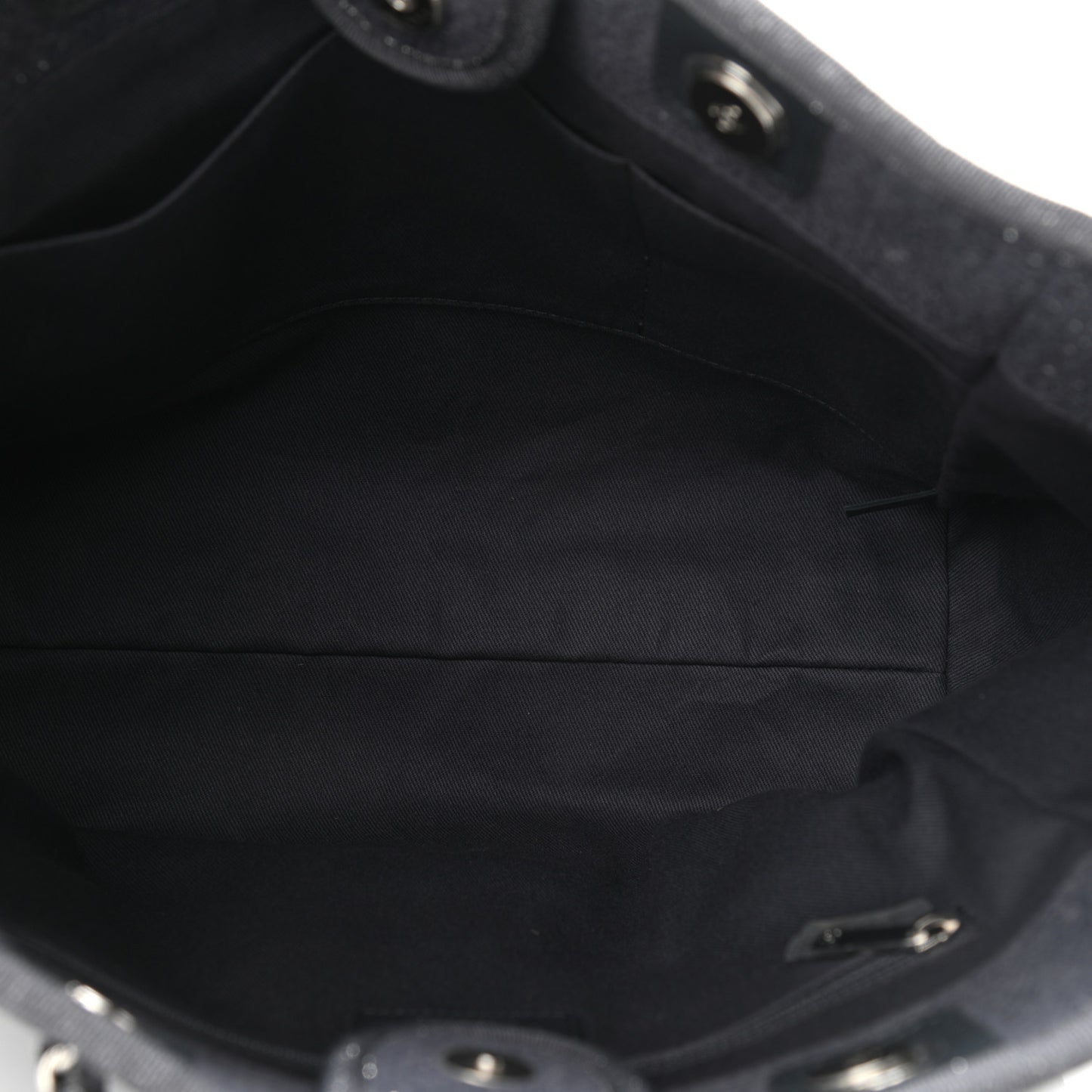 Lurex Boucle Small Deauville Tote Gray