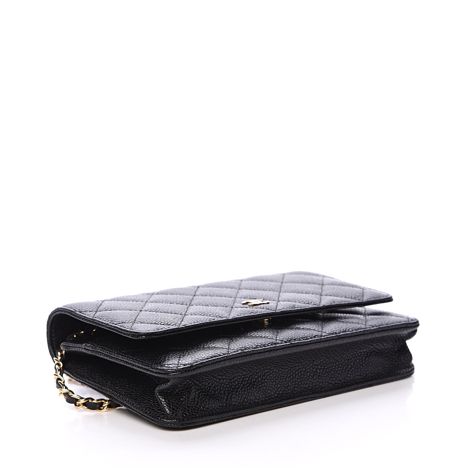 Chanel Caviar Quilted Wallet On Chain WOC Black 3 of 11