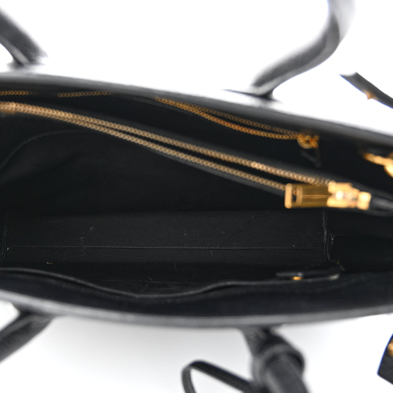 Saint Laurent Grained Calfskin Small Sac De Jour Black 6 of 13