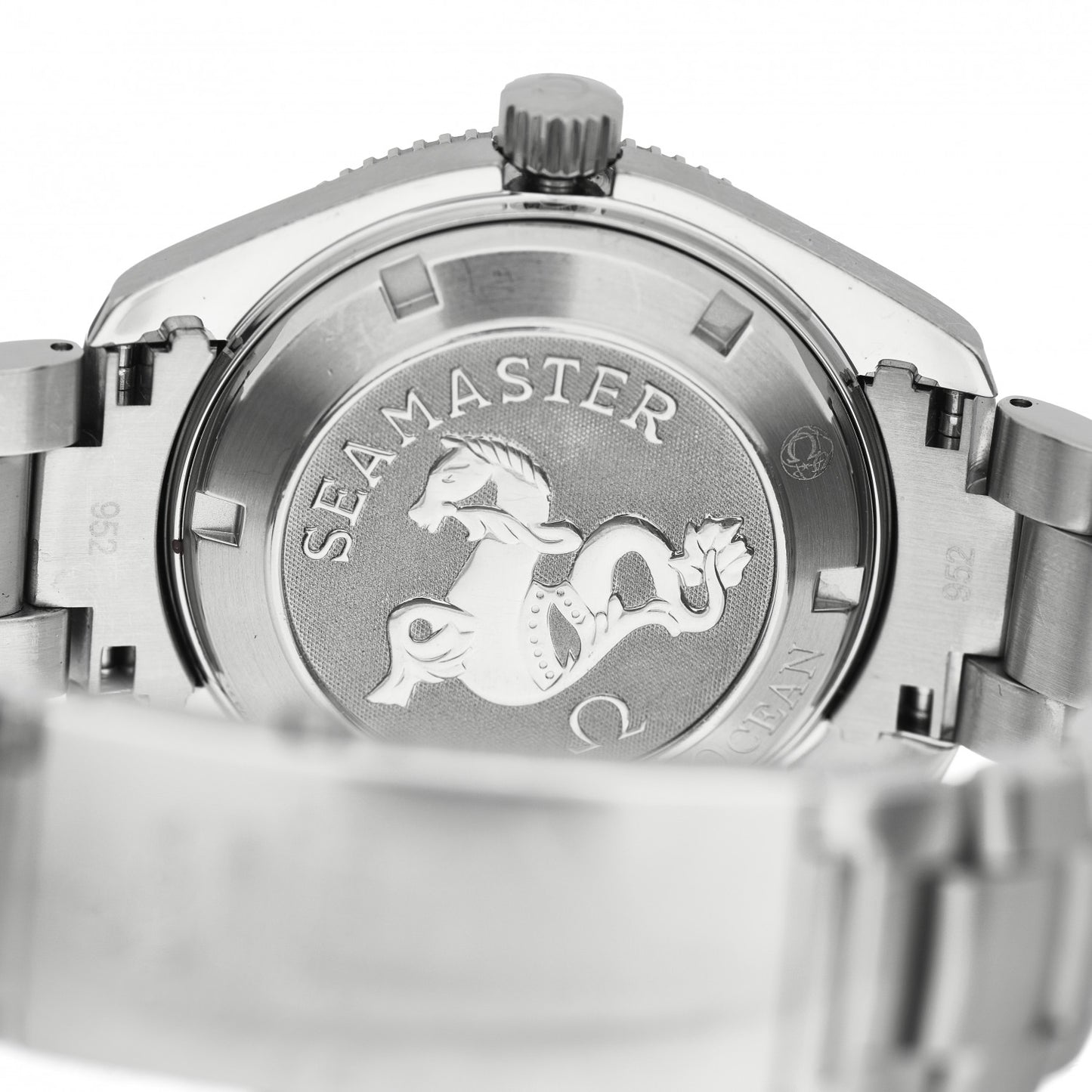 Stainless Steel 42mm Seamaster Planet Ocean Diver Automatic Watch Orange 2209.50.00