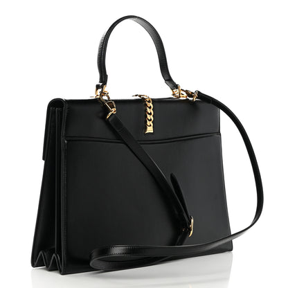 Gucci Azalea Calfskin Medium Sylvie 1969 Top Handle Bag Black 3 of 18