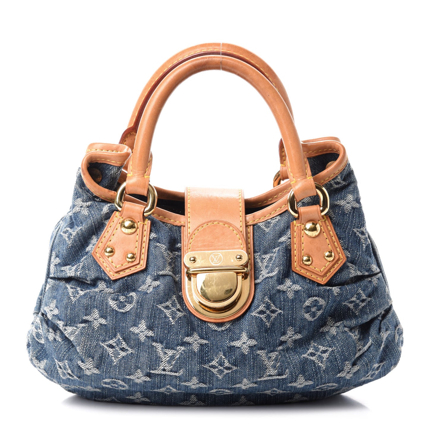 Monogram Denim Pleaty Blue