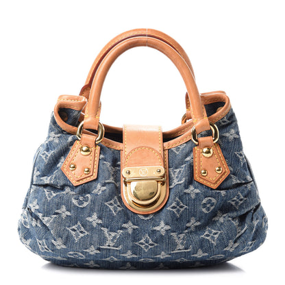 Louis Vuitton Monogram Denim Pleaty Blue 1 of 10