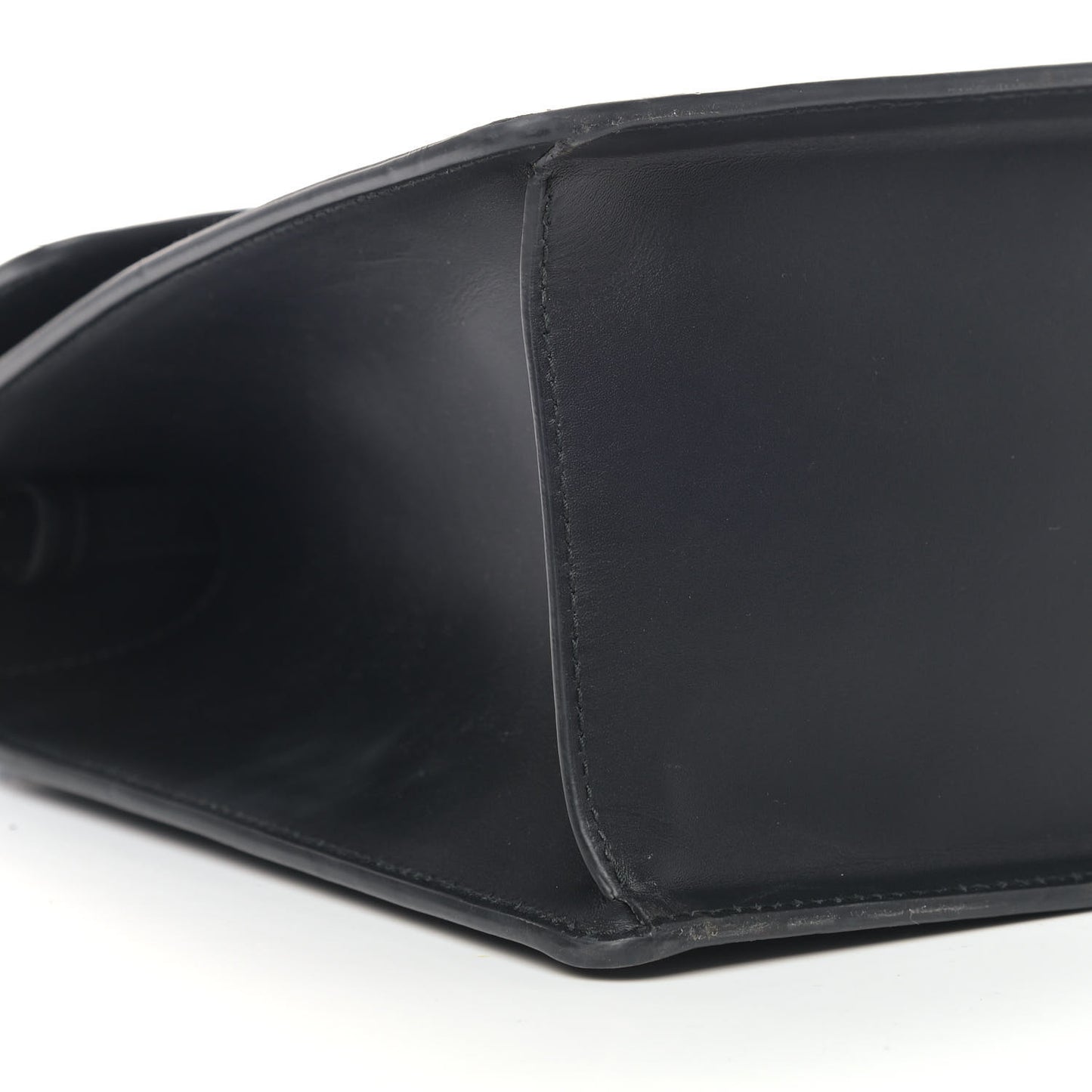 Calfskin Medium Sylvie Top Handle Bag Black