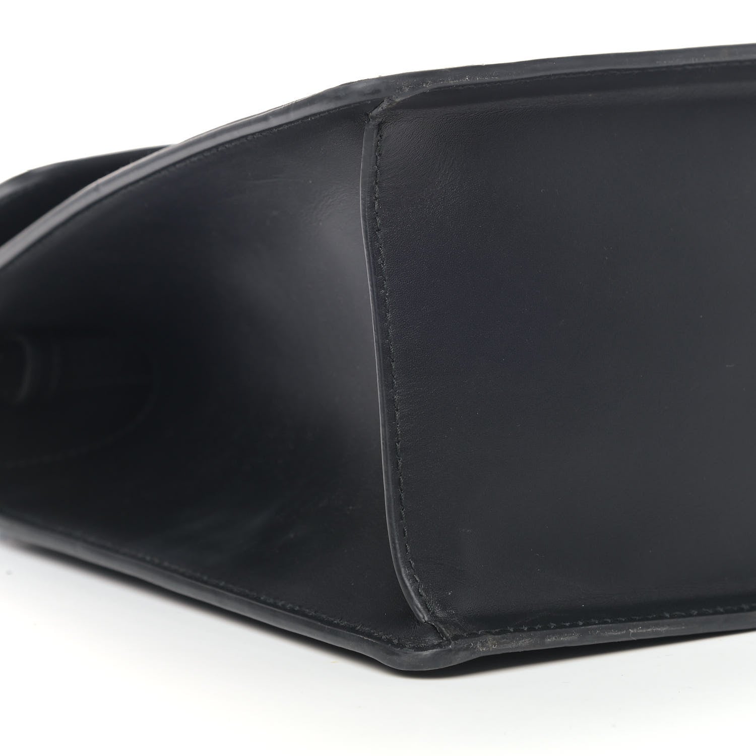 Gucci Calfskin Medium Sylvie Top Handle Bag Black 7 of 9