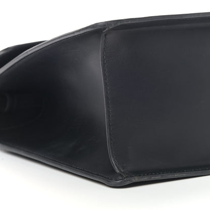 Gucci Calfskin Medium Sylvie Top Handle Bag Black 7 of 9