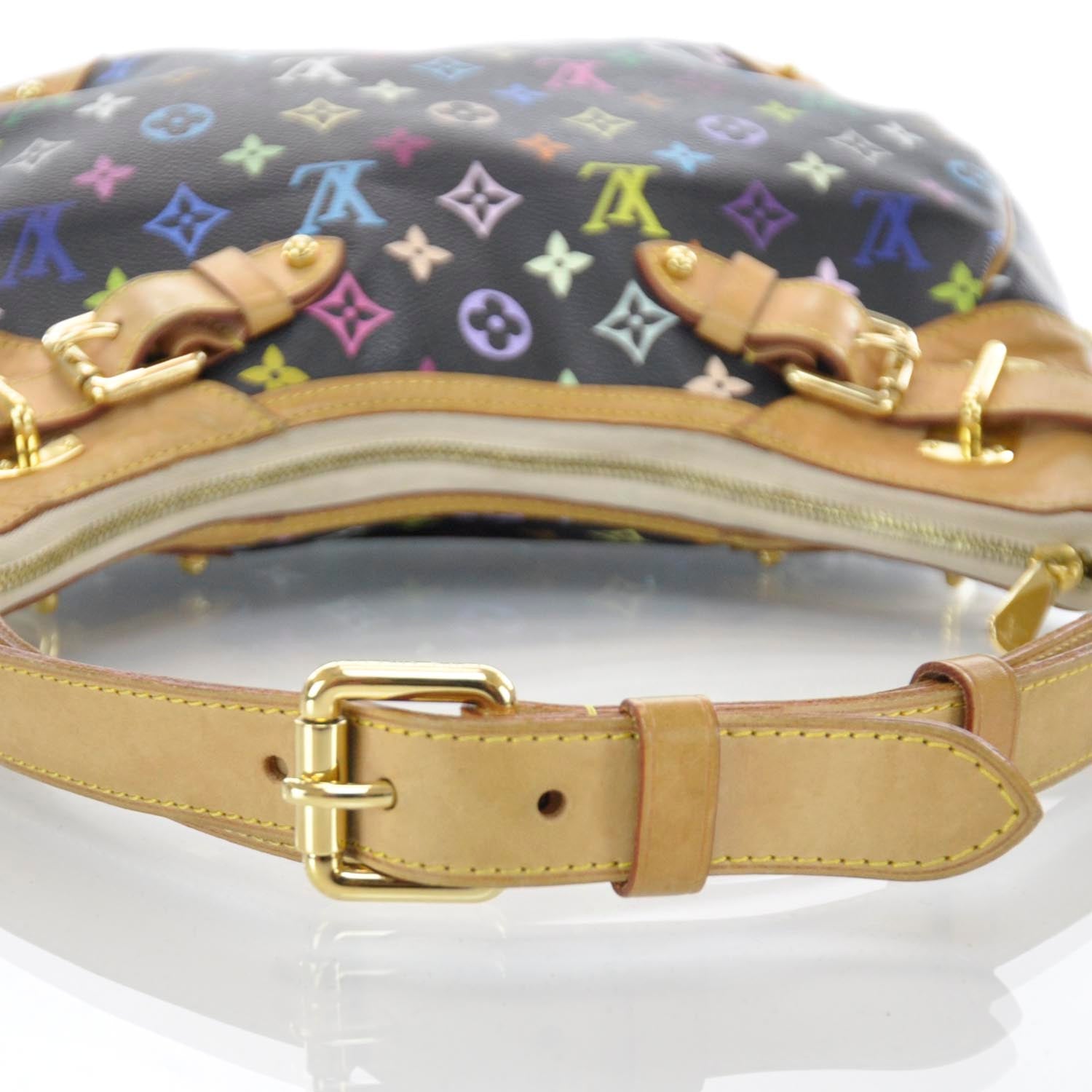 Louis Vuitton Monogram Multicolor Greta Black 6 of 9