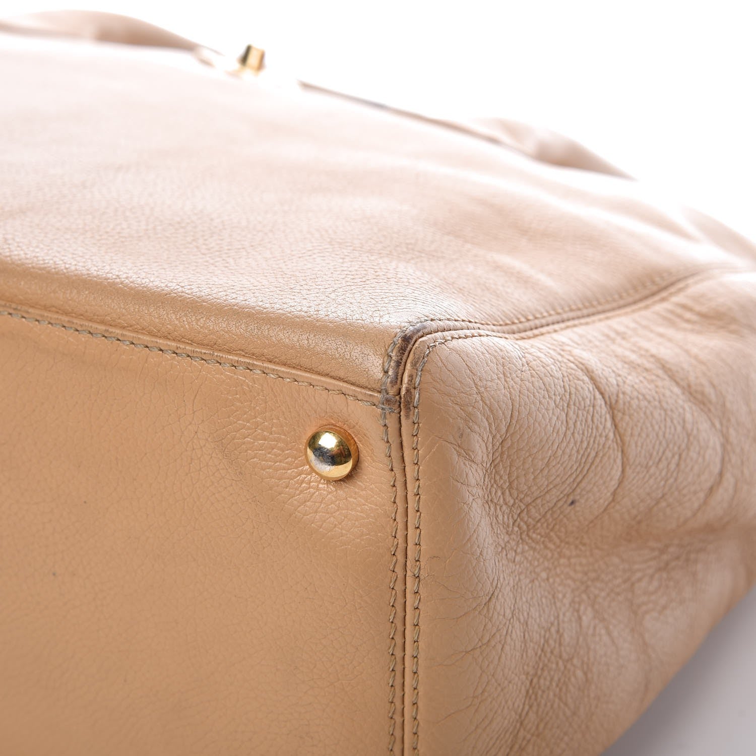 Chanel Calfskin Cerf Executive Shopper Tote Beige 16 of 24