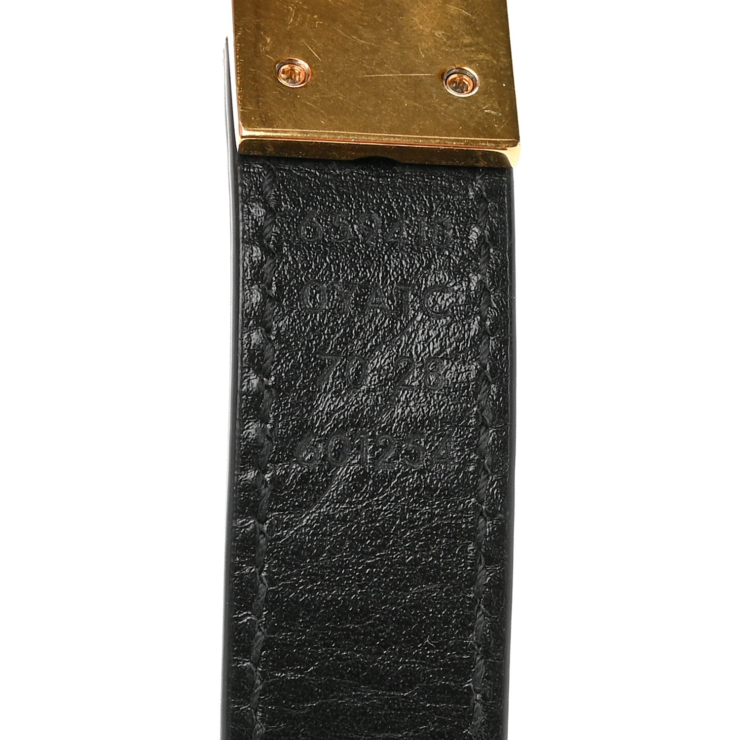 Gucci Plutone Calfskin Double G Reversible 20mm Belt 70 28 Porcelain Rose Black 6 of 7