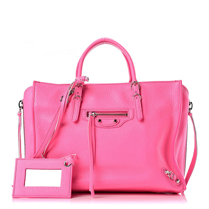 Balenciaga Veau Papier A6 Zip Around Tote Acid Pink 1 of 11