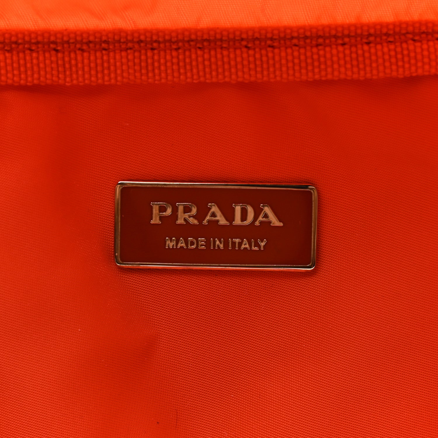 Prada Nylon Vela Sport Duffle Papaya 5 of 16