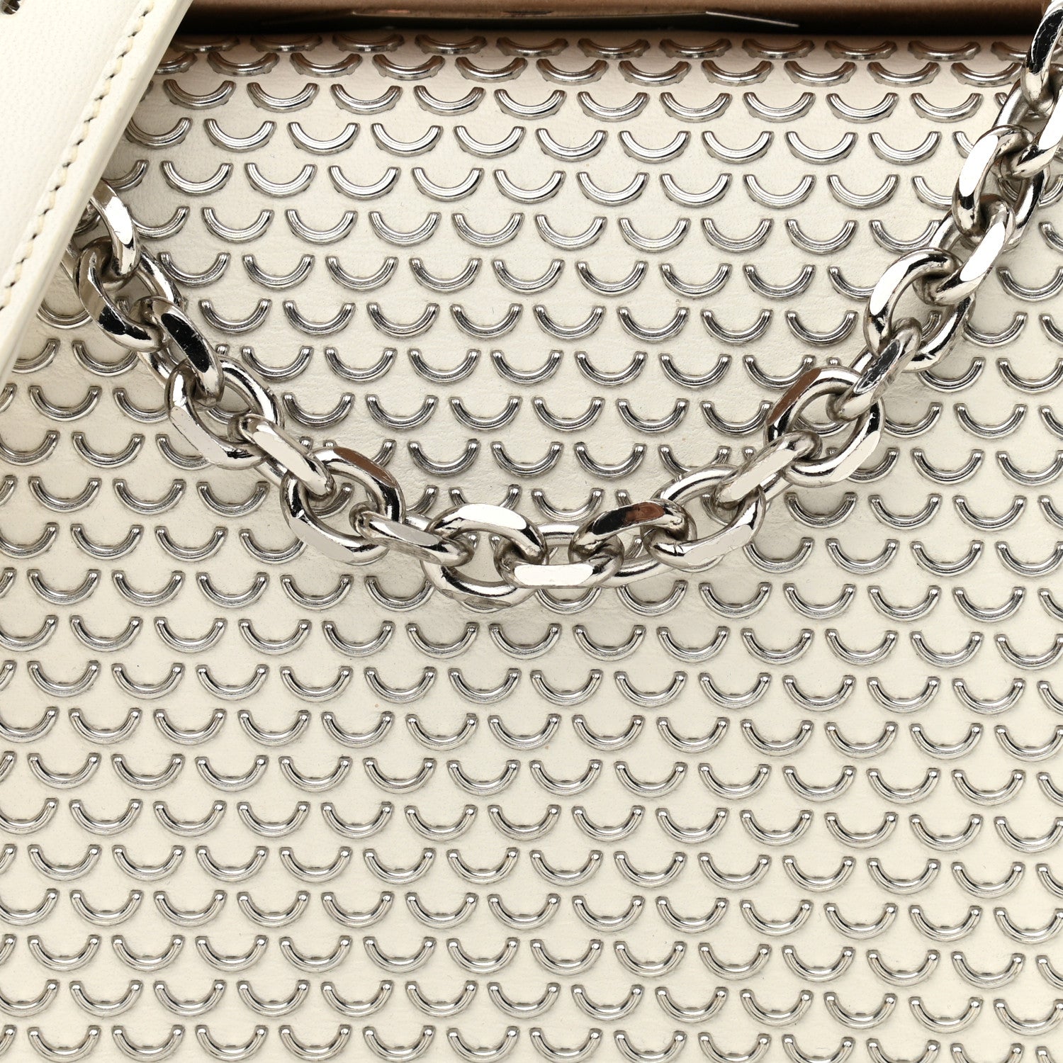 Alexander McQueen Calfskin Box Shoulder Bag 16 Cream 7 of 12